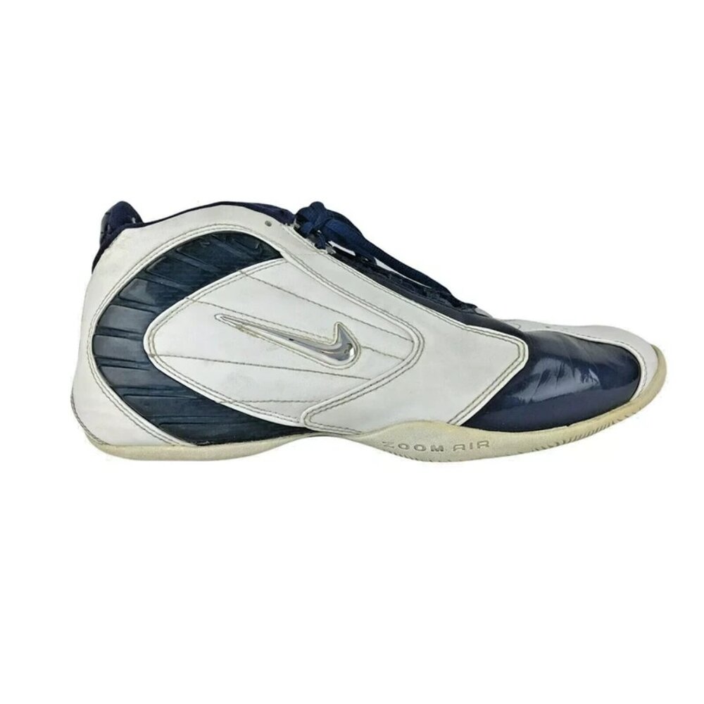 Nike Mens Air Zoom Adrenaline 307511 Navy‎ Blue White Basketball Shoes Sz US 10